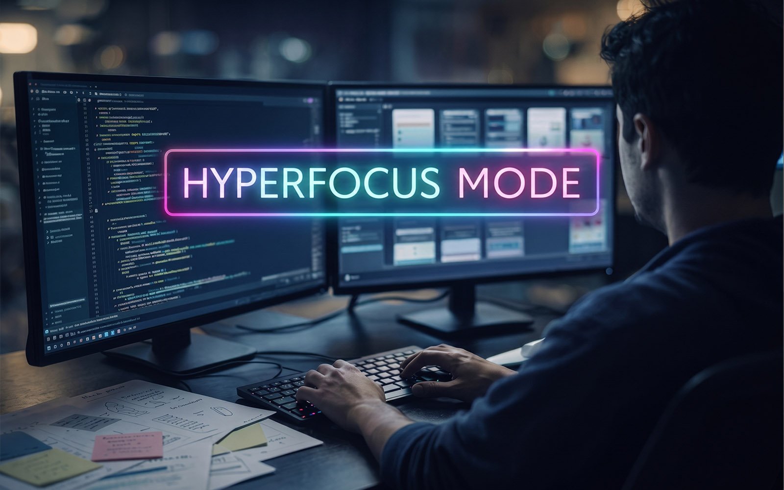 Hyperfokus ADHD:lla — miten siihen pääsee ja miten siitä pääsee pois
